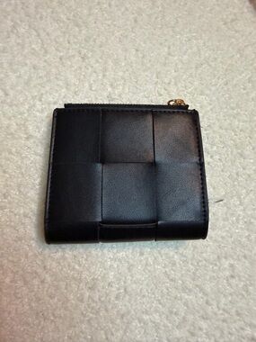 Urban Expressions Black Woven Card & Key Holder